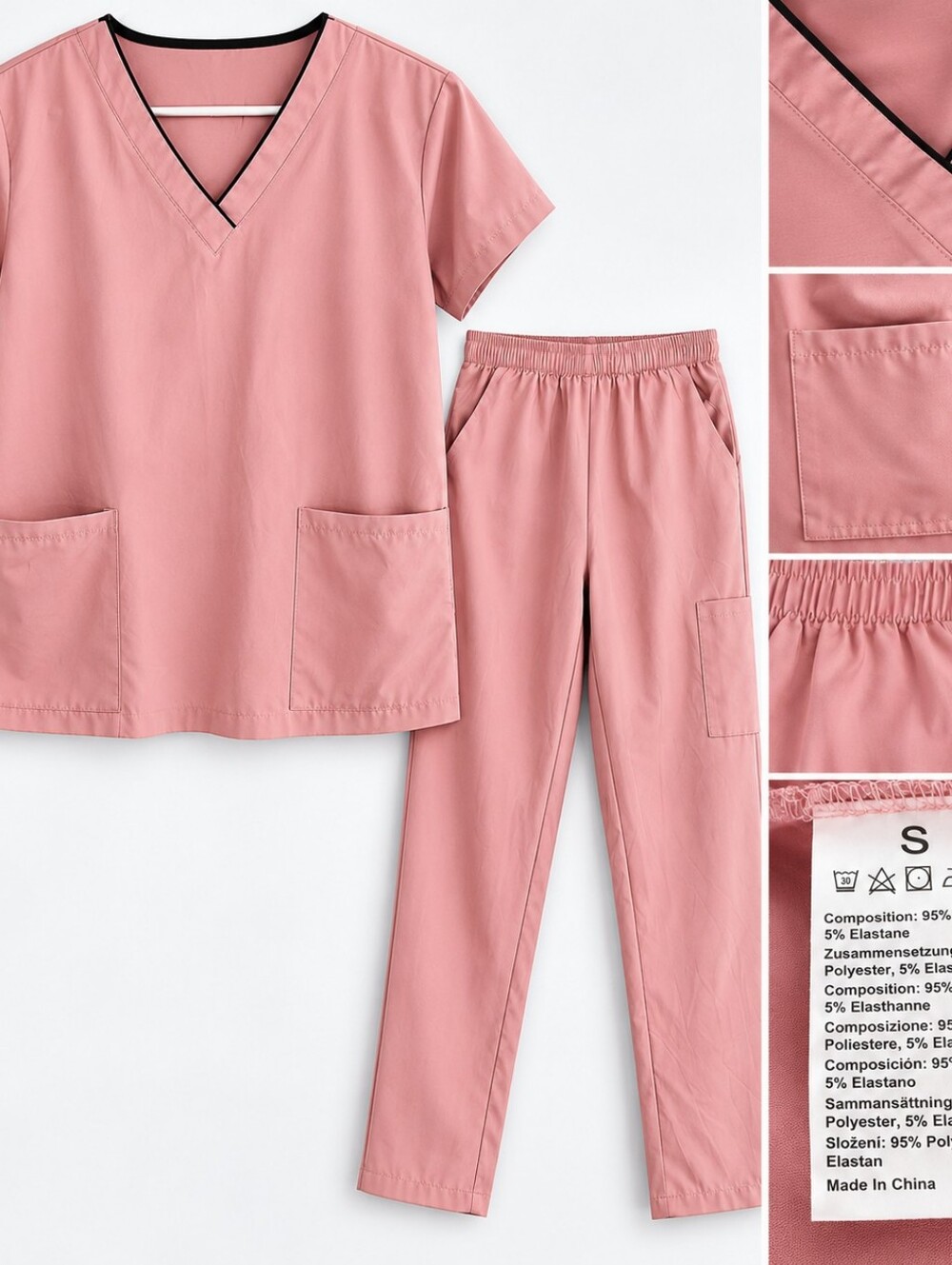 Kids Pink Pajama Set - Comfort Two-Piece Lounge Set